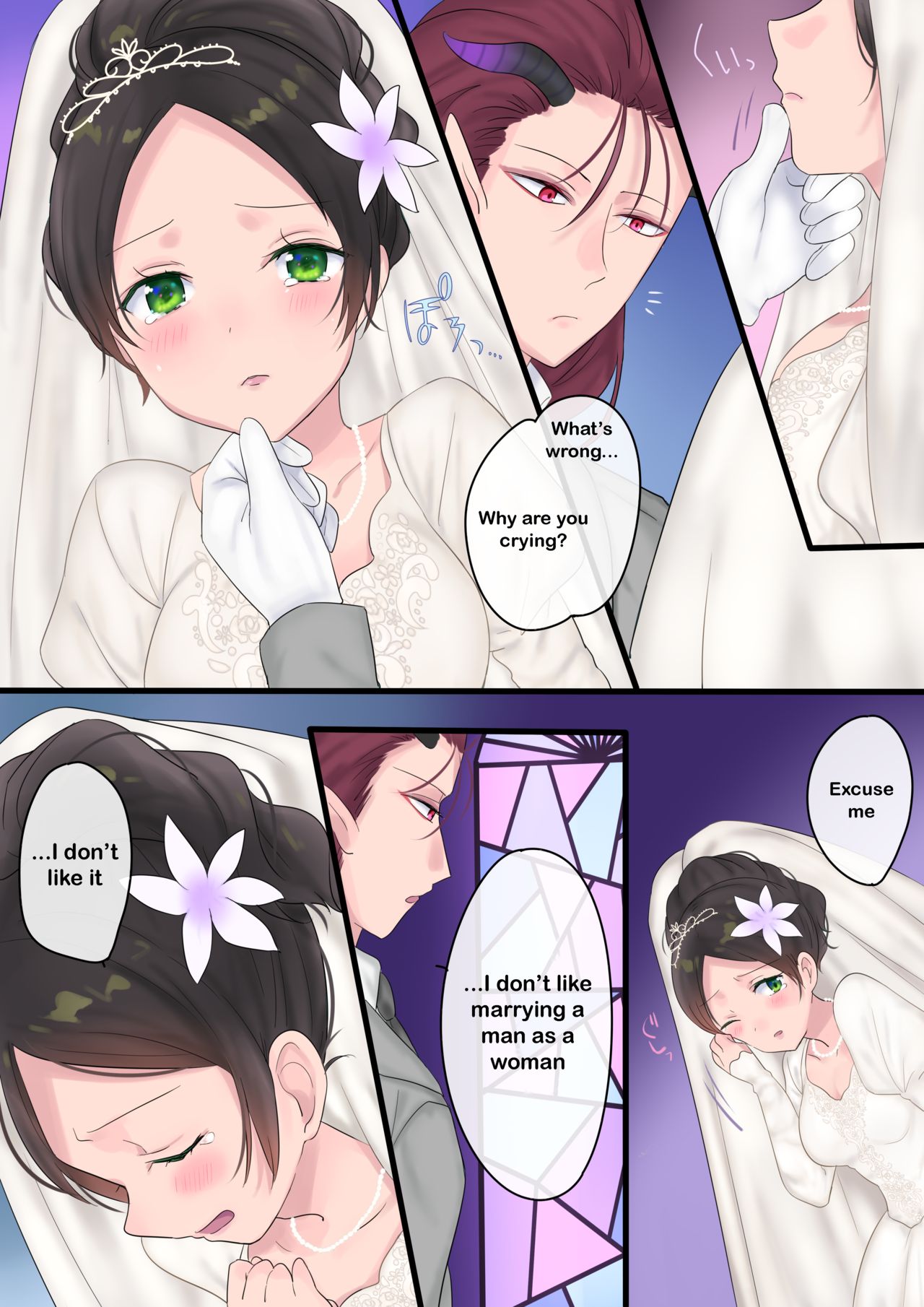 Forever a Bride: The Story of a hero magically turned into a "princess" and a Demon King page 28