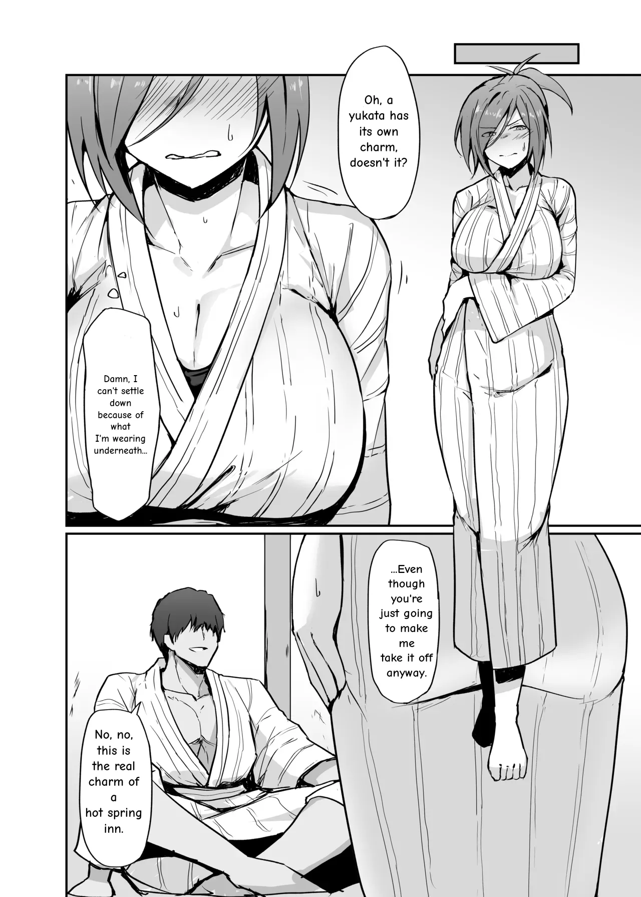 Former delinquent housewife PE teacher, falls in a hot spring inn while wearing a competitive swimsuit page 10