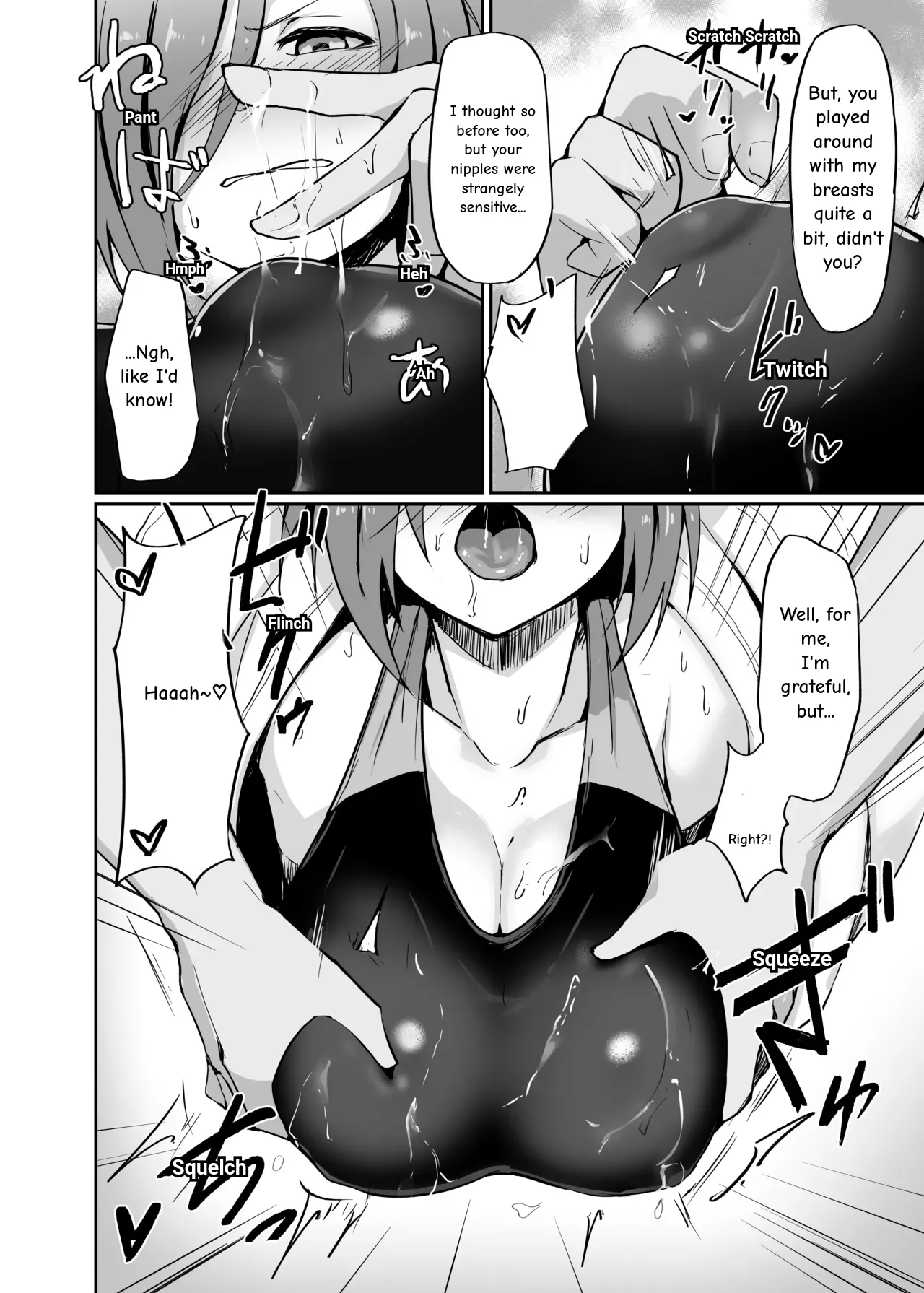 Former delinquent housewife PE teacher, falls in a hot spring inn while wearing a competitive swimsuit page 16