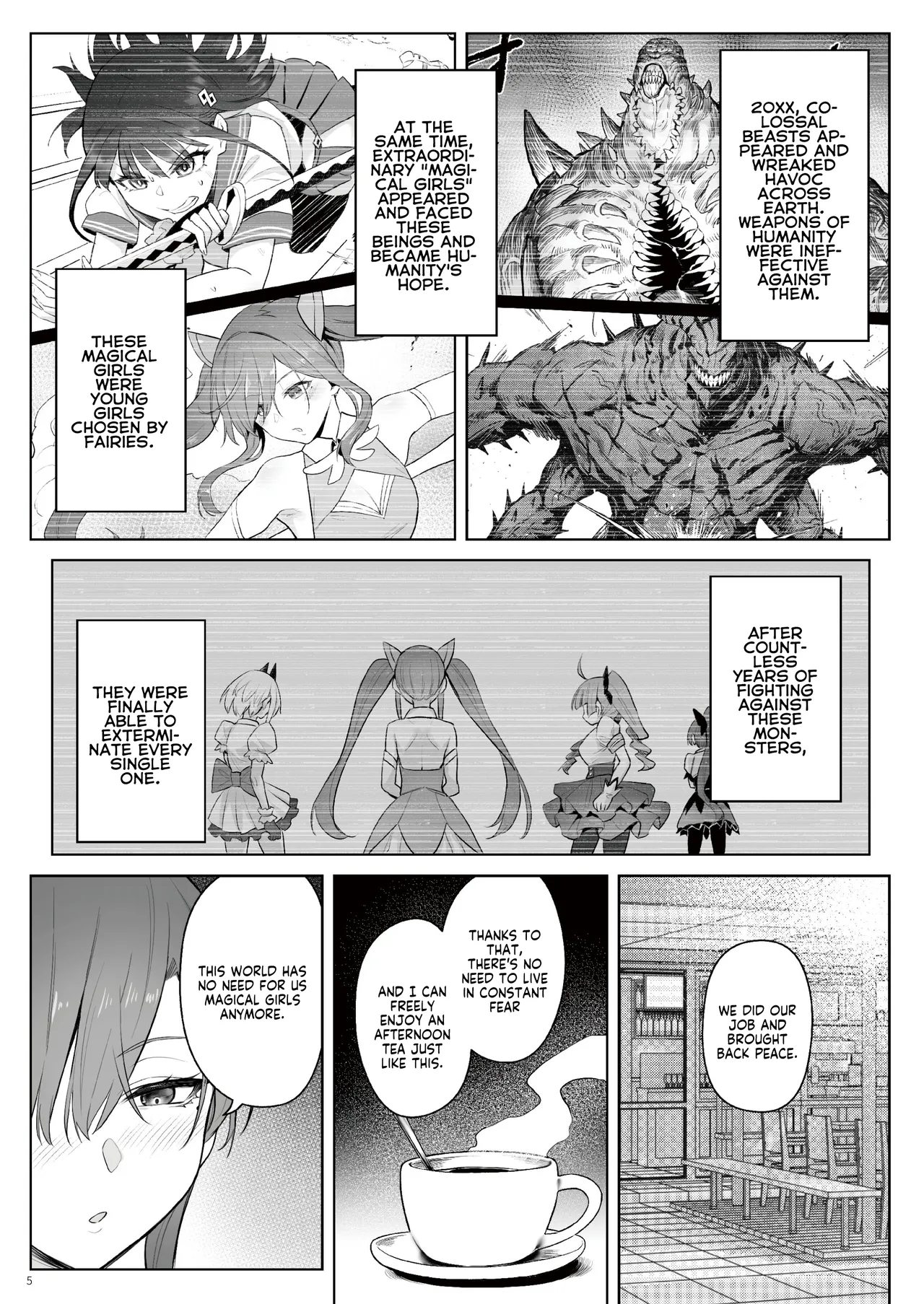 Former Magical Girl Blue's Work: The Prequel page 4