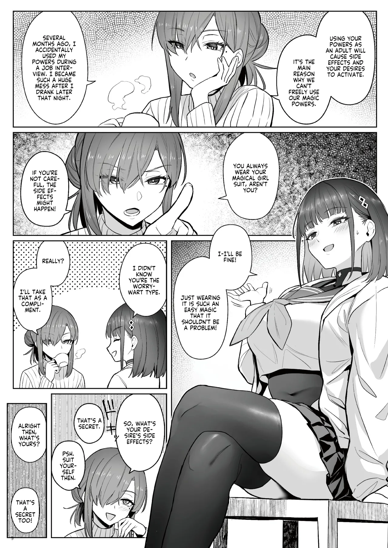 Former Magical Girl Blue's Work: The Prequel page 8