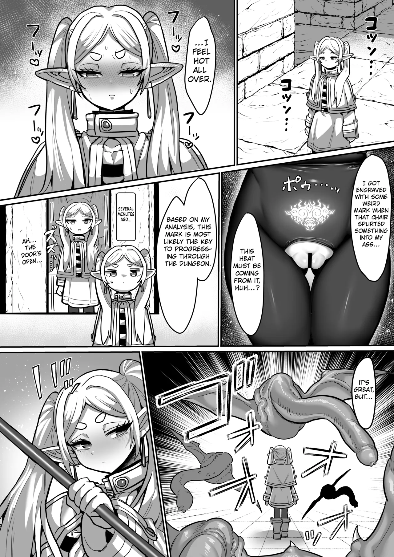 Frieren and the Erotic Trap Dungeon page 11