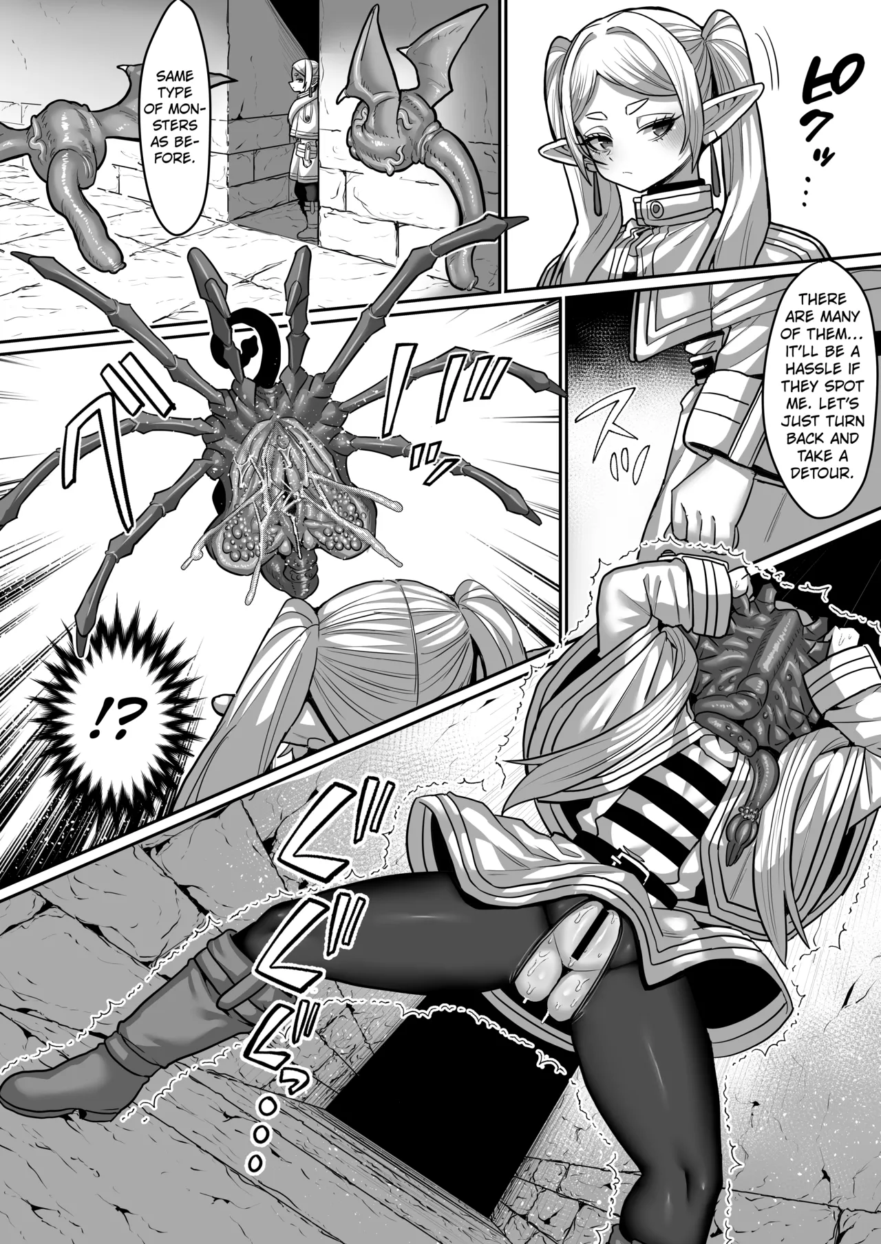 Frieren and the Erotic Trap Dungeon page 13