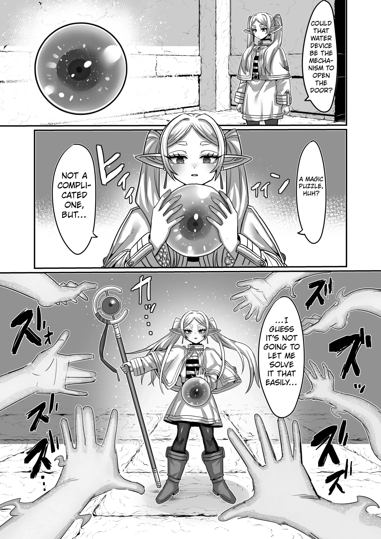 Frieren and the Erotic Trap Dungeon page 22