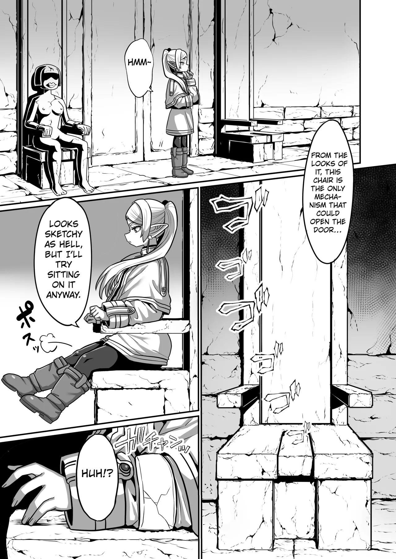 Frieren and the Erotic Trap Dungeon page 4