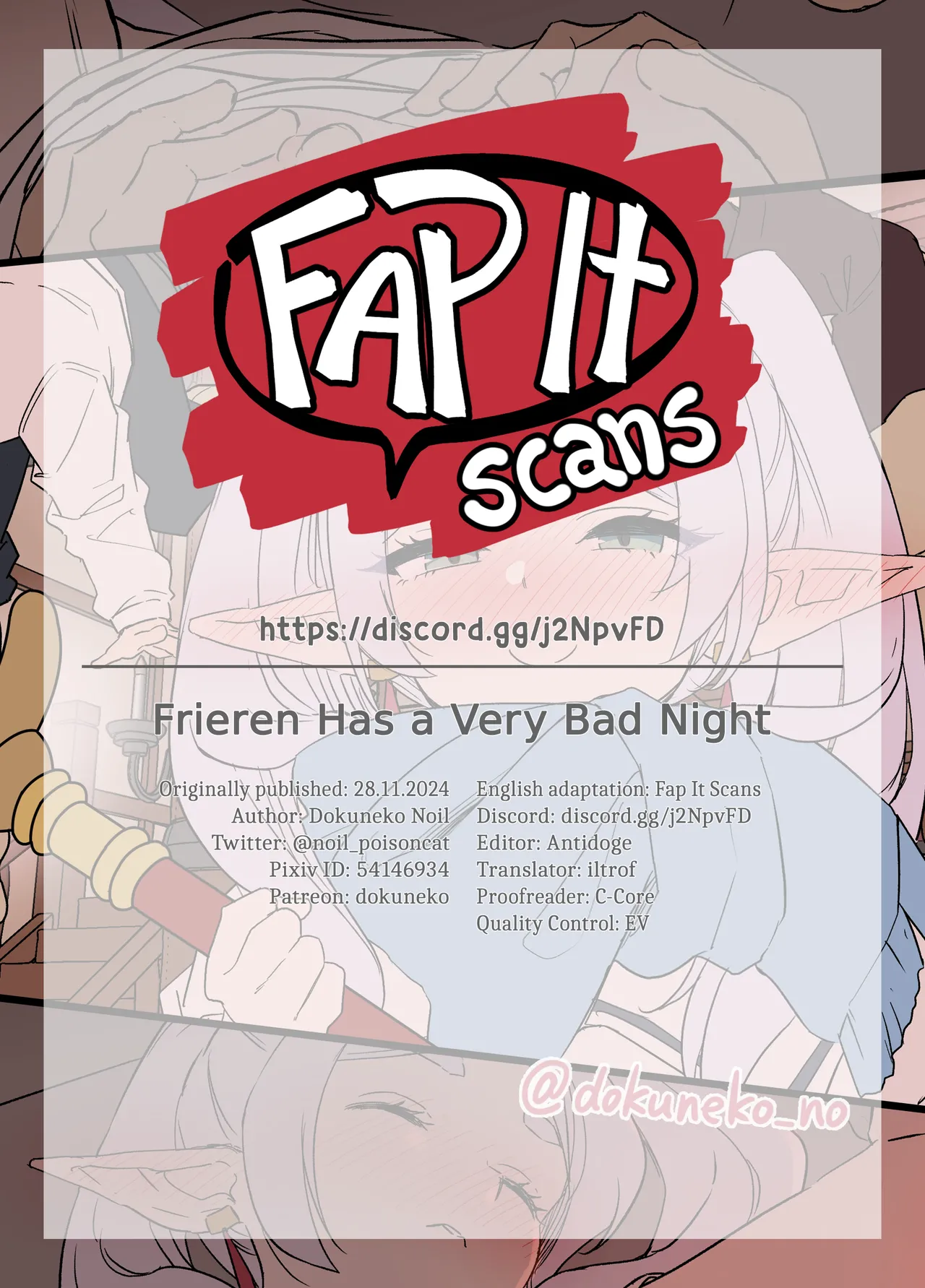 Frieren Has a Very Bad Night "Part 1" page 15