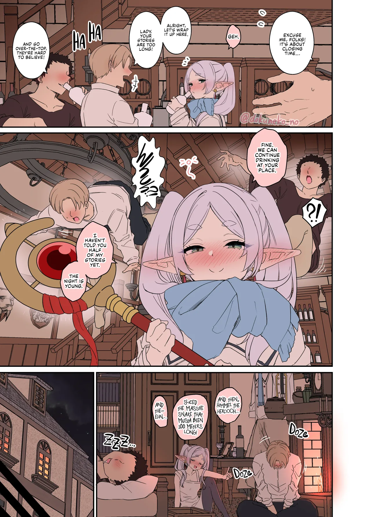 Frieren Has a Very Bad Night "Part 1" page 3
