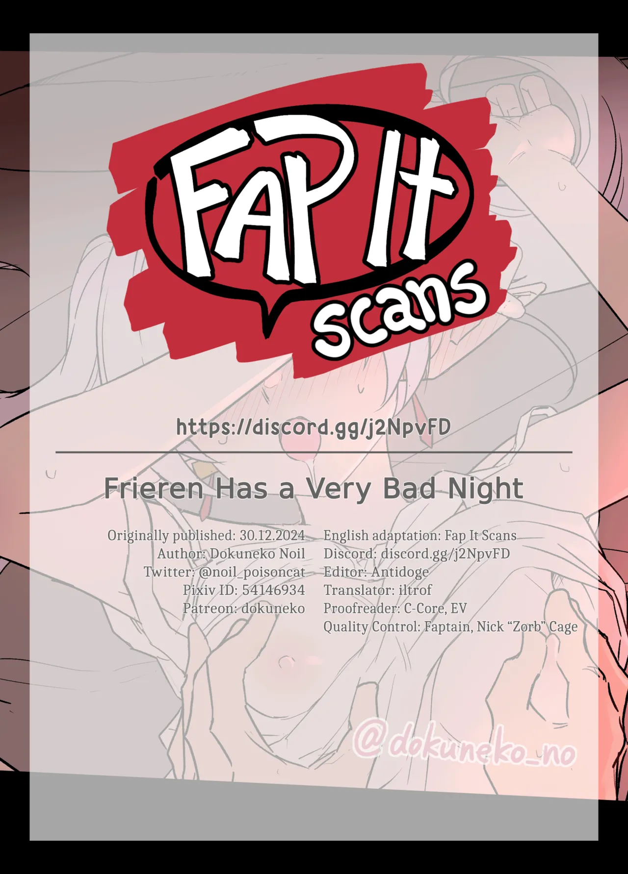 Frieren Has a Very Bad Night "Part 2" page 18