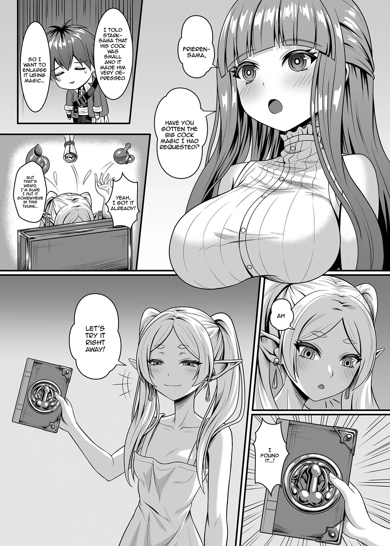 Frieren's Big Dick Magic page 3