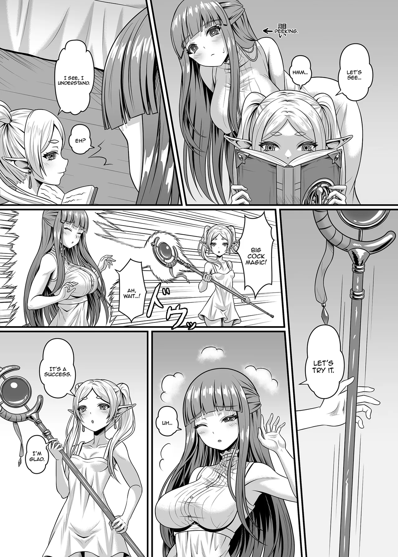 Frieren's Big Dick Magic page 4