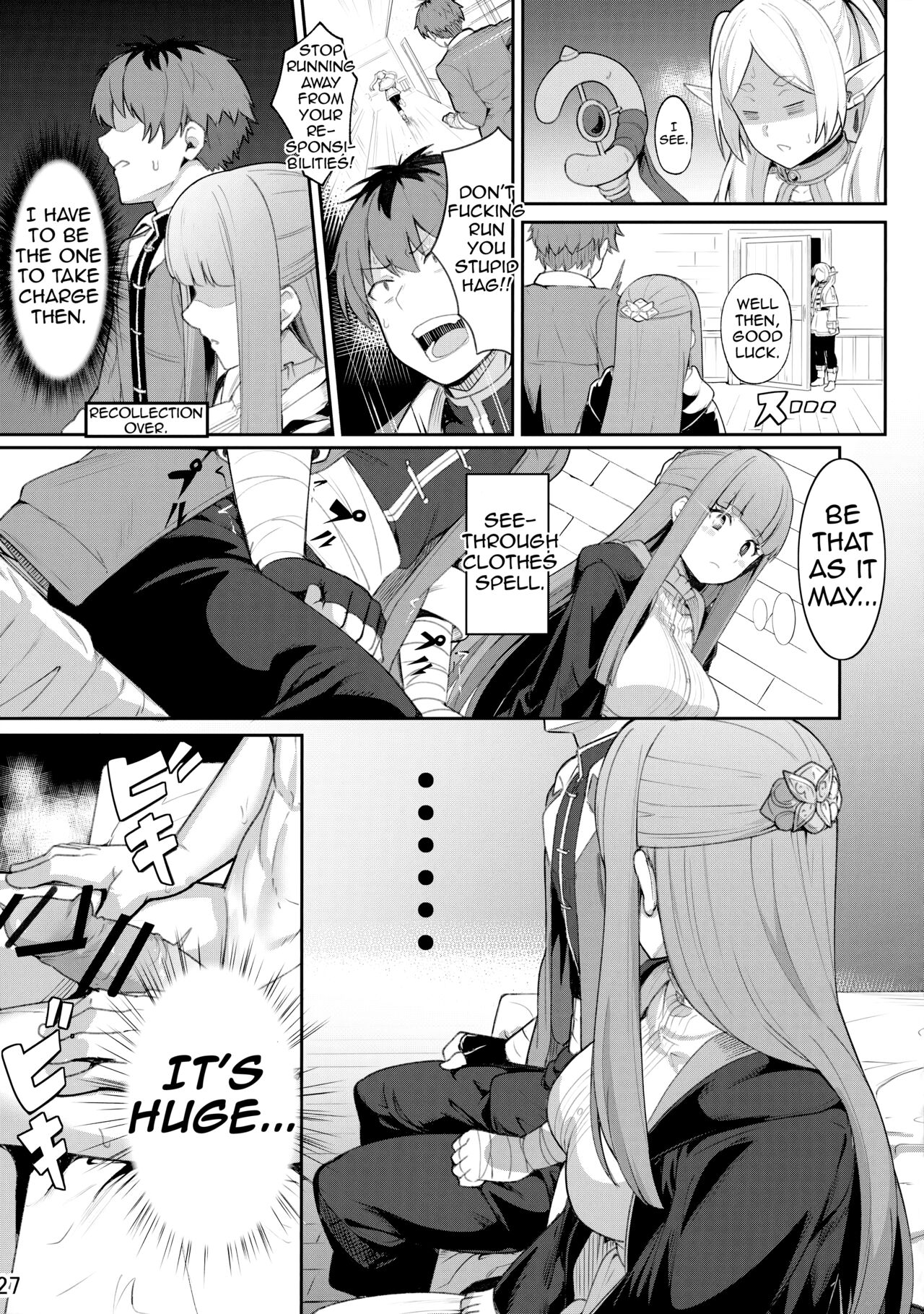Frieren's Chotto H na Hon page 28