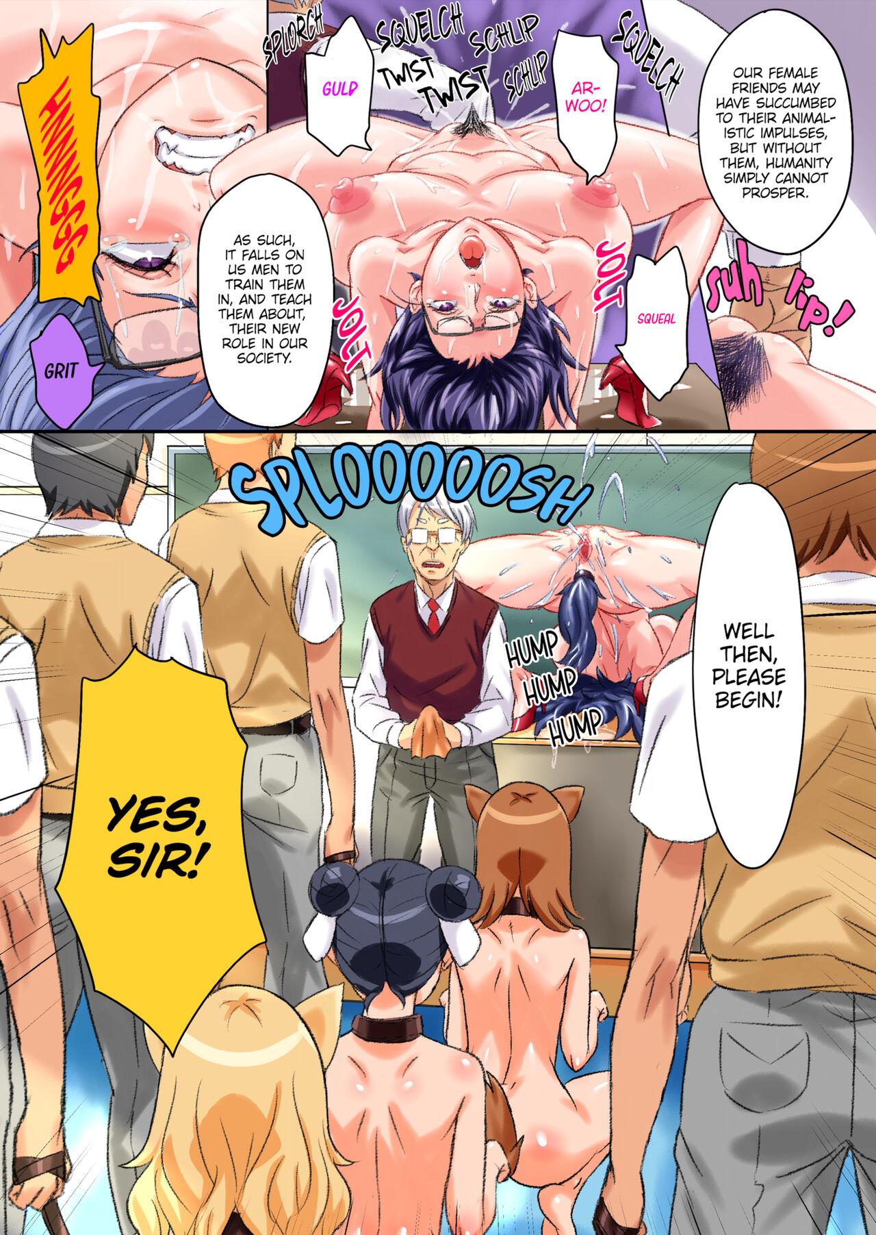 Fuck-Puppies -Transformed into Brainless Bitches by a Mysterious Virus- page 10