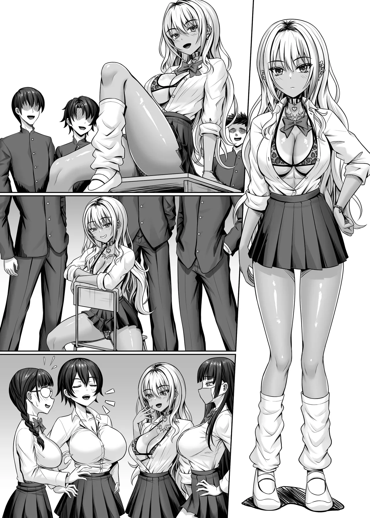 Fucking With the Class’s Dark-Skinned Gyaru page 47