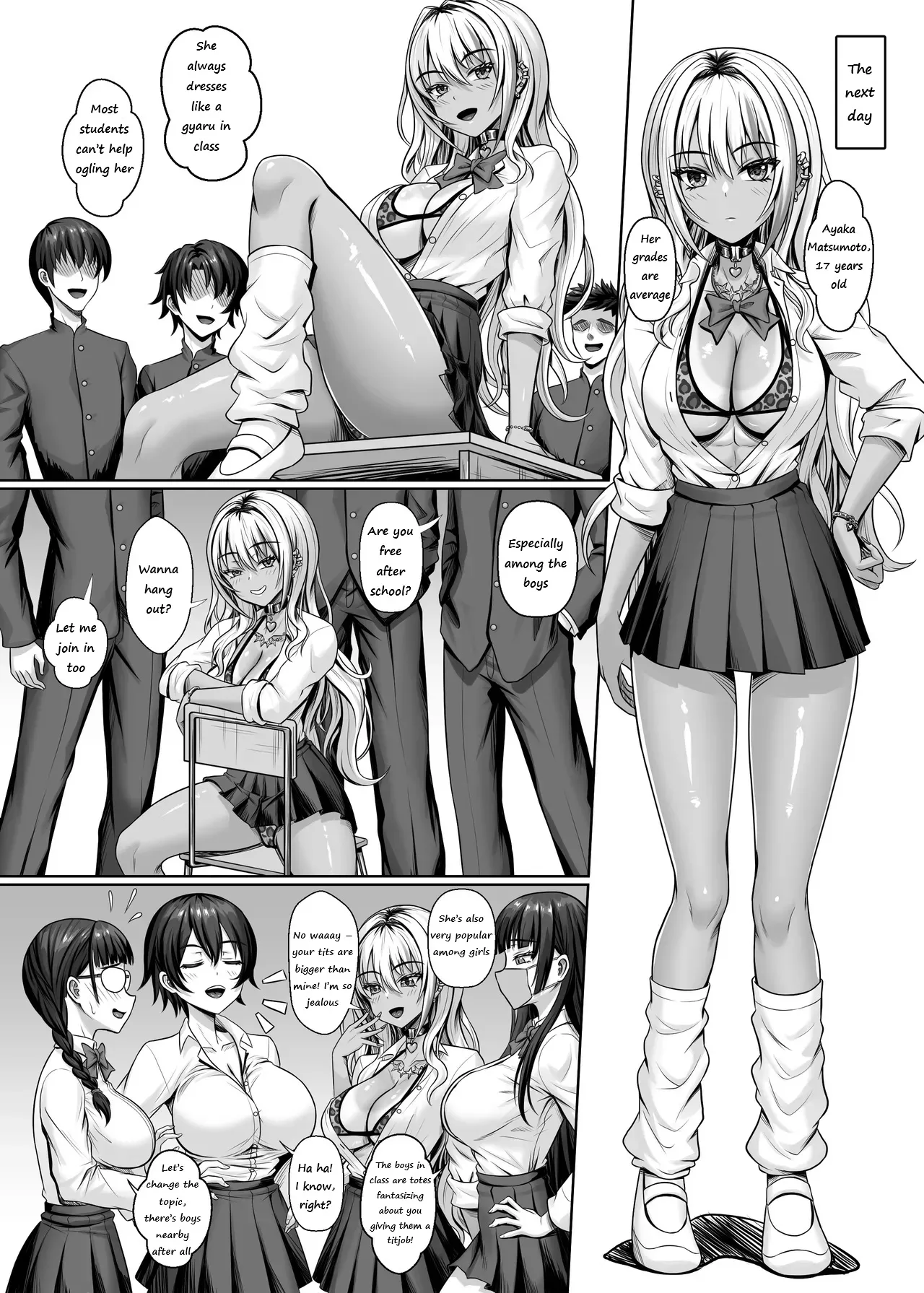 Fucking With the Class’s Dark-Skinned Gyaru page 7
