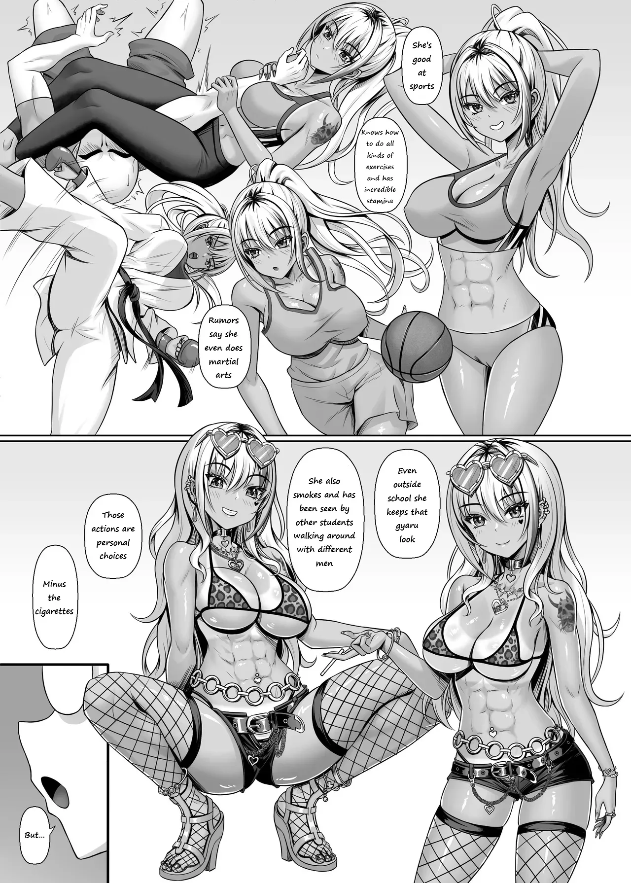 Fucking With the Class’s Dark-Skinned Gyaru page 8