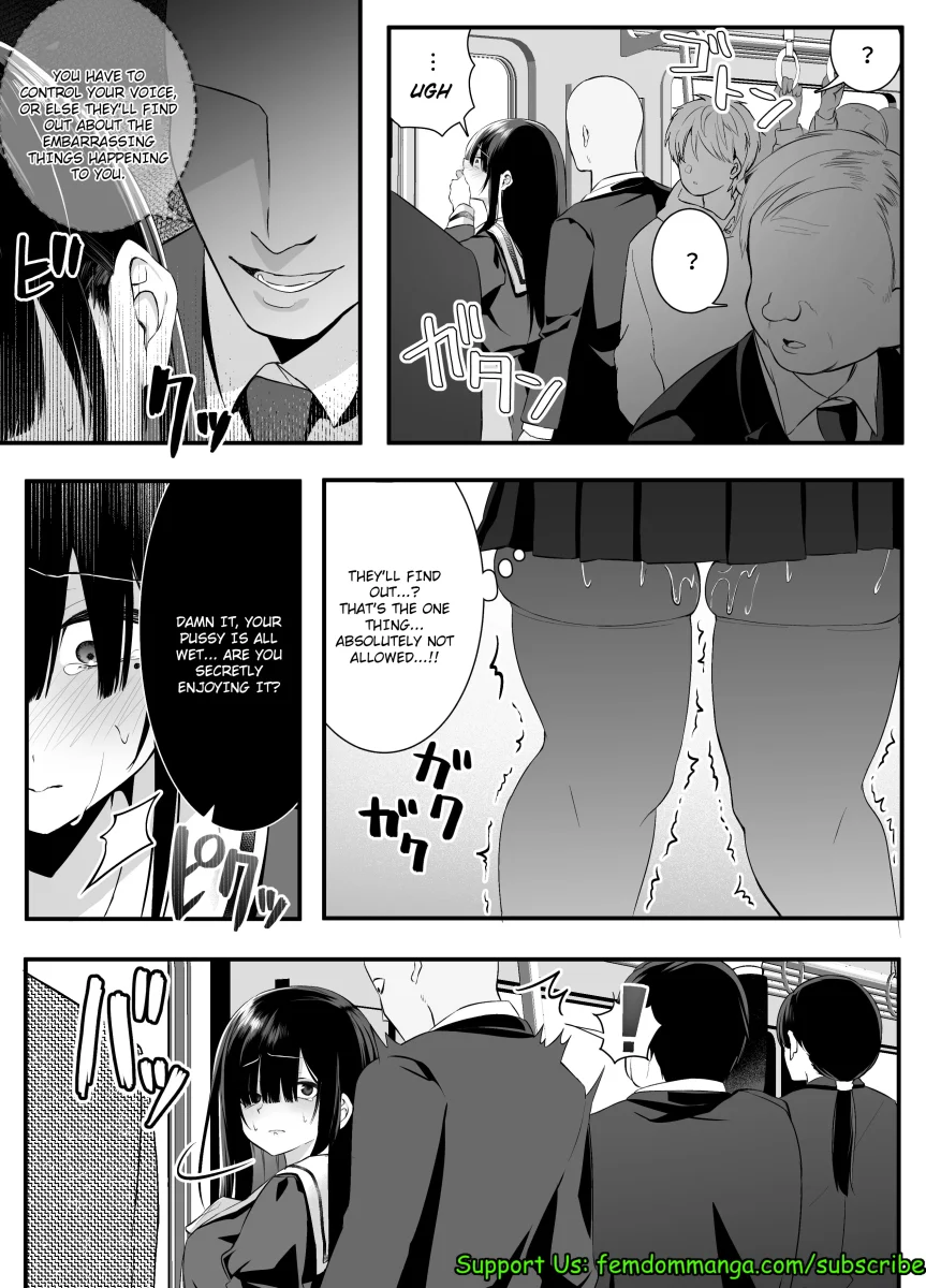 Fujun Isei Kouyuu shitara Soku Taigaku no Seijun Muku na Gakuensei ni Itazura ~Densha Chikan Hen~ page 13