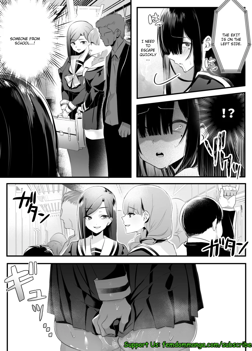 Fujun Isei Kouyuu shitara Soku Taigaku no Seijun Muku na Gakuensei ni Itazura ~Densha Chikan Hen~ page 17