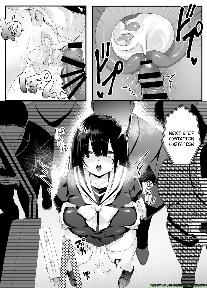 Fujun Isei Kouyuu shitara Soku Taigaku no Seijun Muku na Gakuensei ni Itazura ~Densha Chikan Hen~ page 26