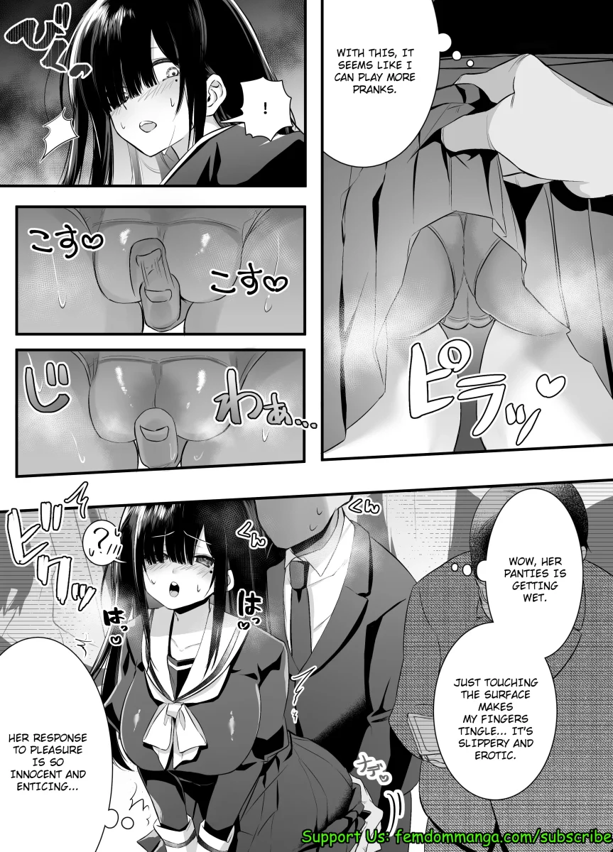 Fujun Isei Kouyuu shitara Soku Taigaku no Seijun Muku na Gakuensei ni Itazura ~Densha Chikan Hen~ page 9