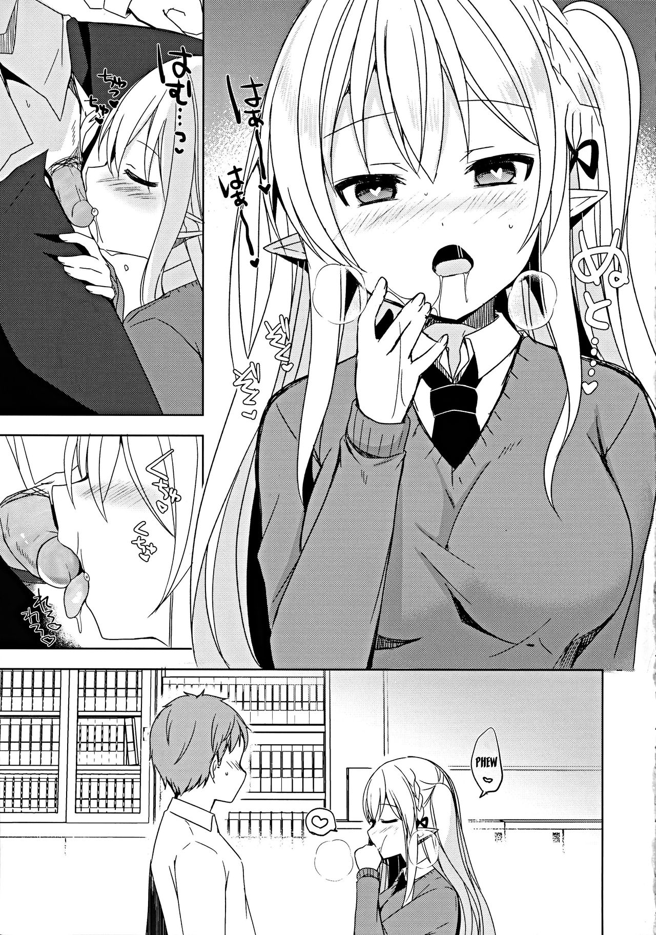 Fujun Ishu Kouyuu Ore to Elf Senpai no Love Love Saimin Seikatsu page 18