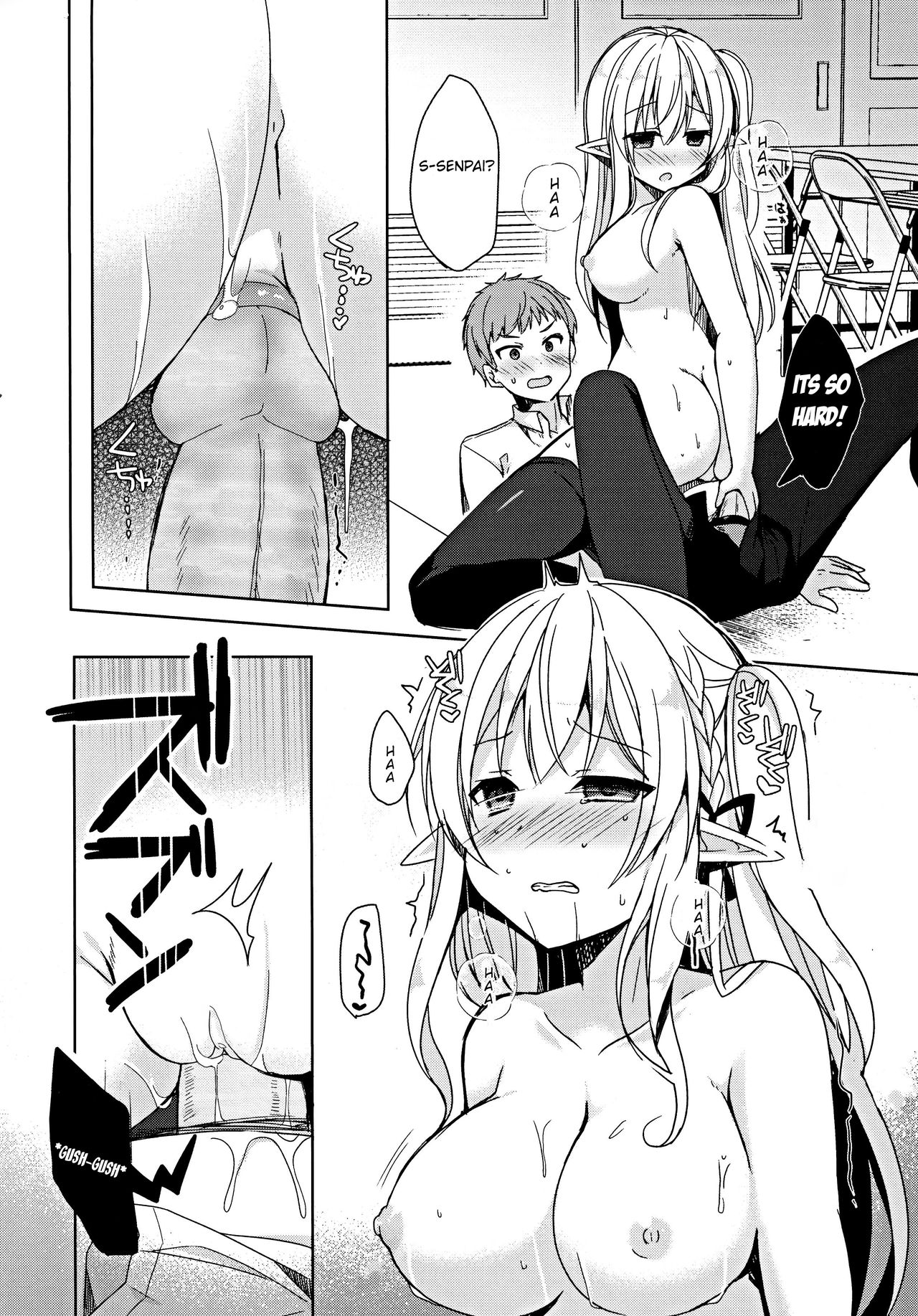 Fujun Ishu Kouyuu Ore to Elf Senpai no Love Love Saimin Seikatsu page 21