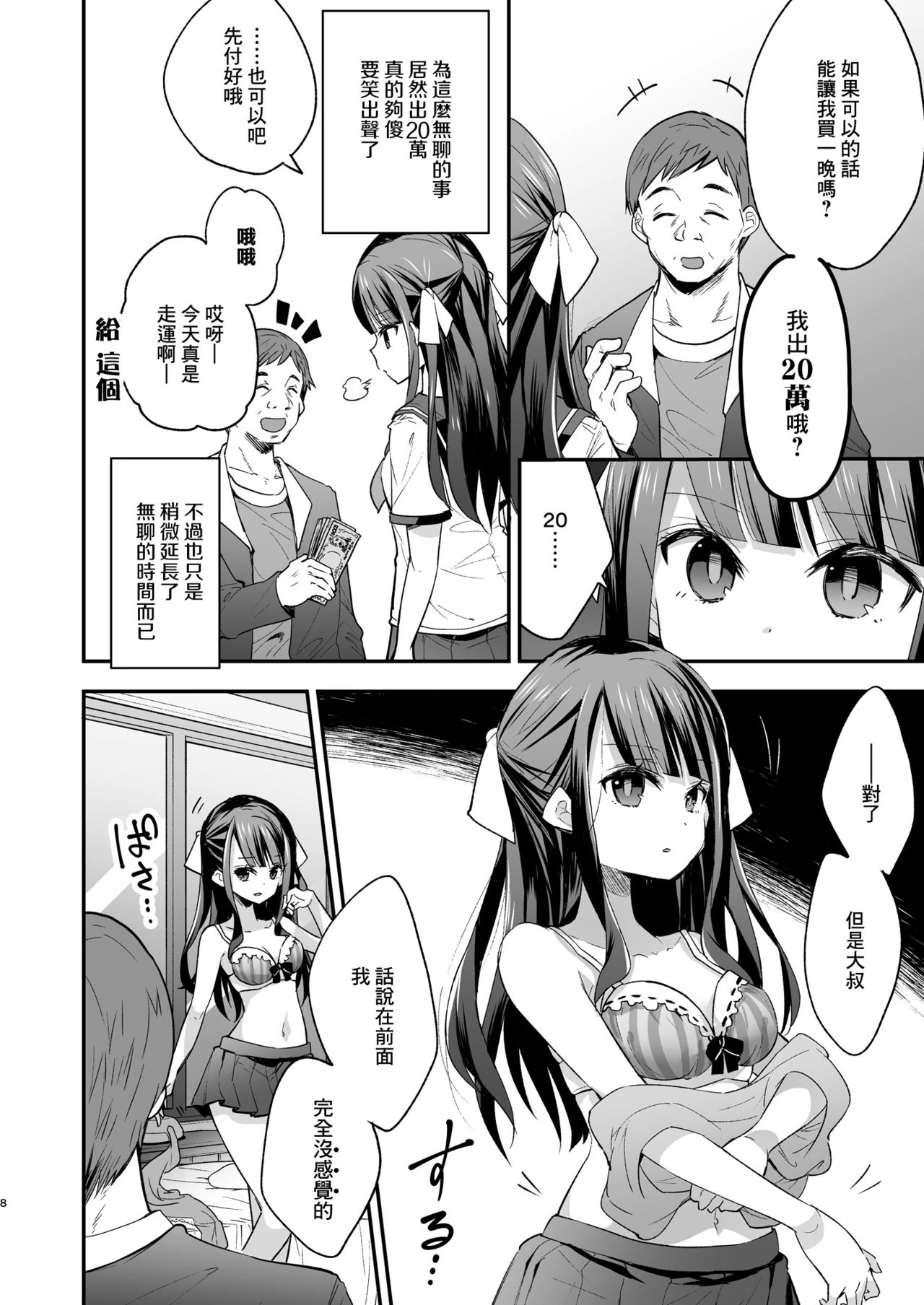 Fukan Shoujo ga Oji-san ni Maketa Hi page 8