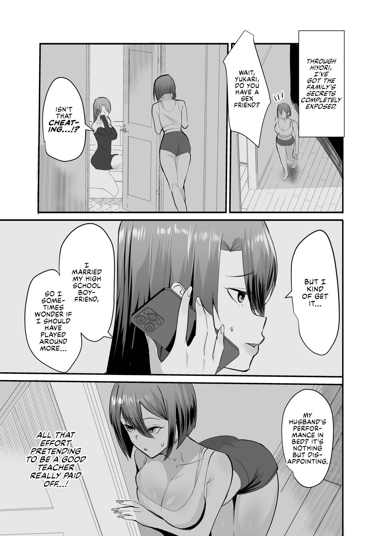 Fukushu NTR <Okaseri Kaeshi Tatsuri Kaeshi> ~Mou Gamannarane! Oyako Soutte Baka na Otoko to Taukiae Iyakatte!~ page 30