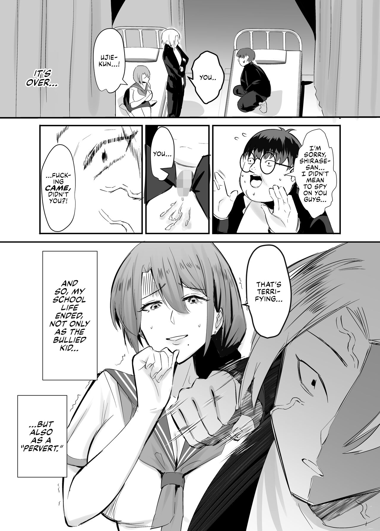 Fukushu NTR <Okaseri Kaeshi Tatsuri Kaeshi> ~Mou Gamannarane! Oyako Soutte Baka na Otoko to Taukiae Iyakatte!~ page 8