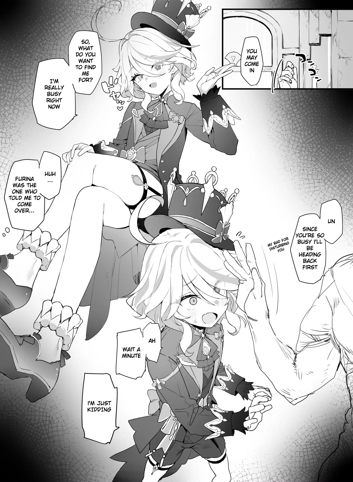 Furina-chan to Ichaicha suru page 1