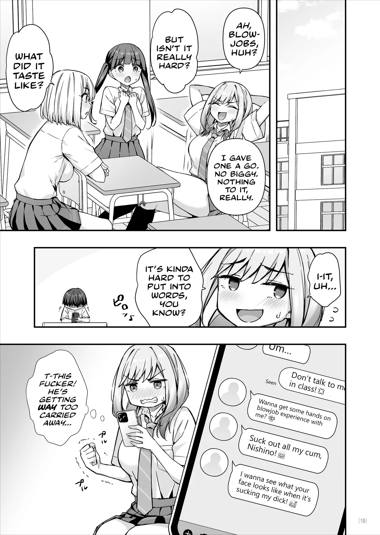 Furyou Gal de Ero Mousou Shitetara Honnin ni Bareta Ken page 20