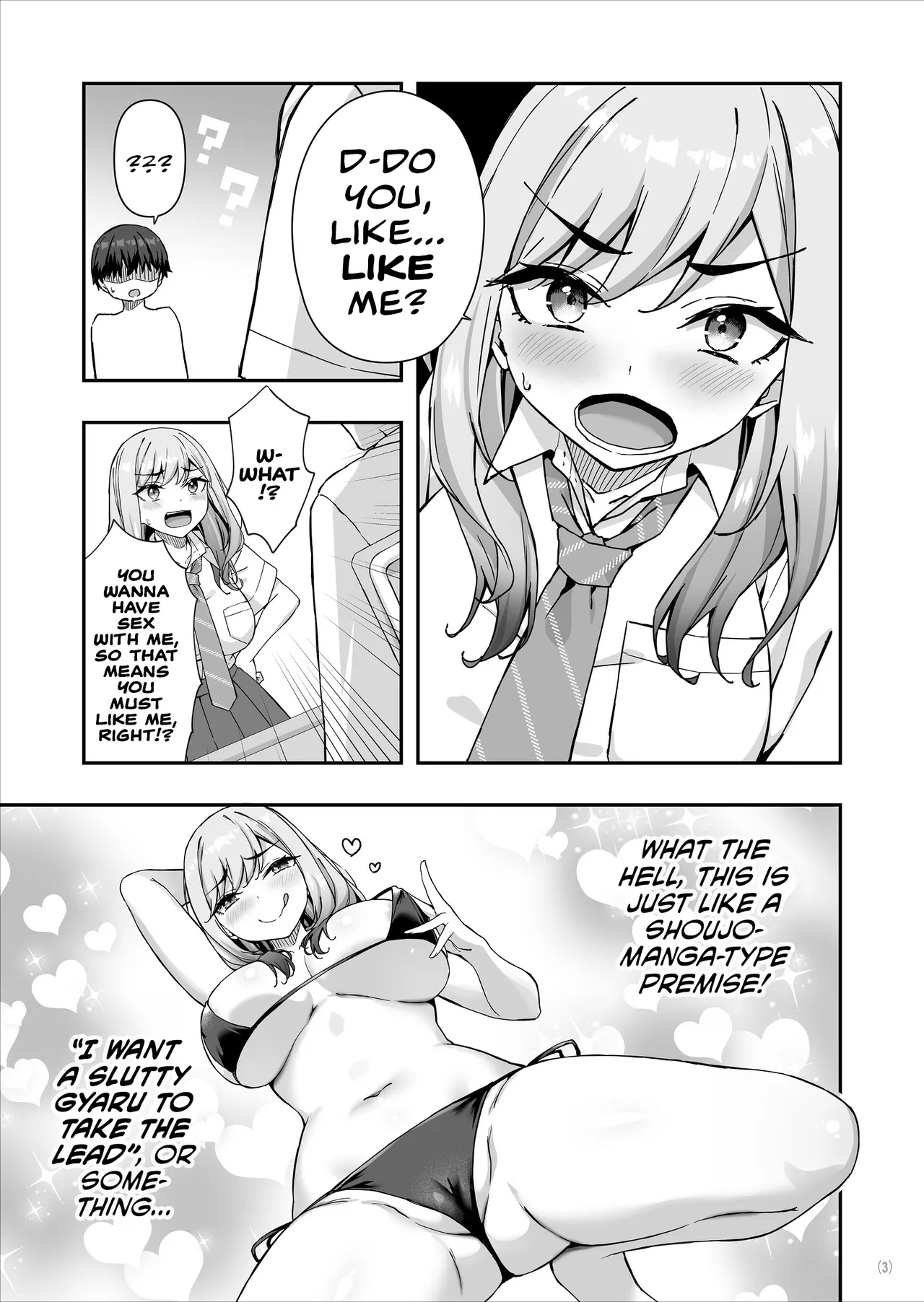Furyou Gal de Ero Mousou Shitetara Honnin ni Bareta Ken page 4