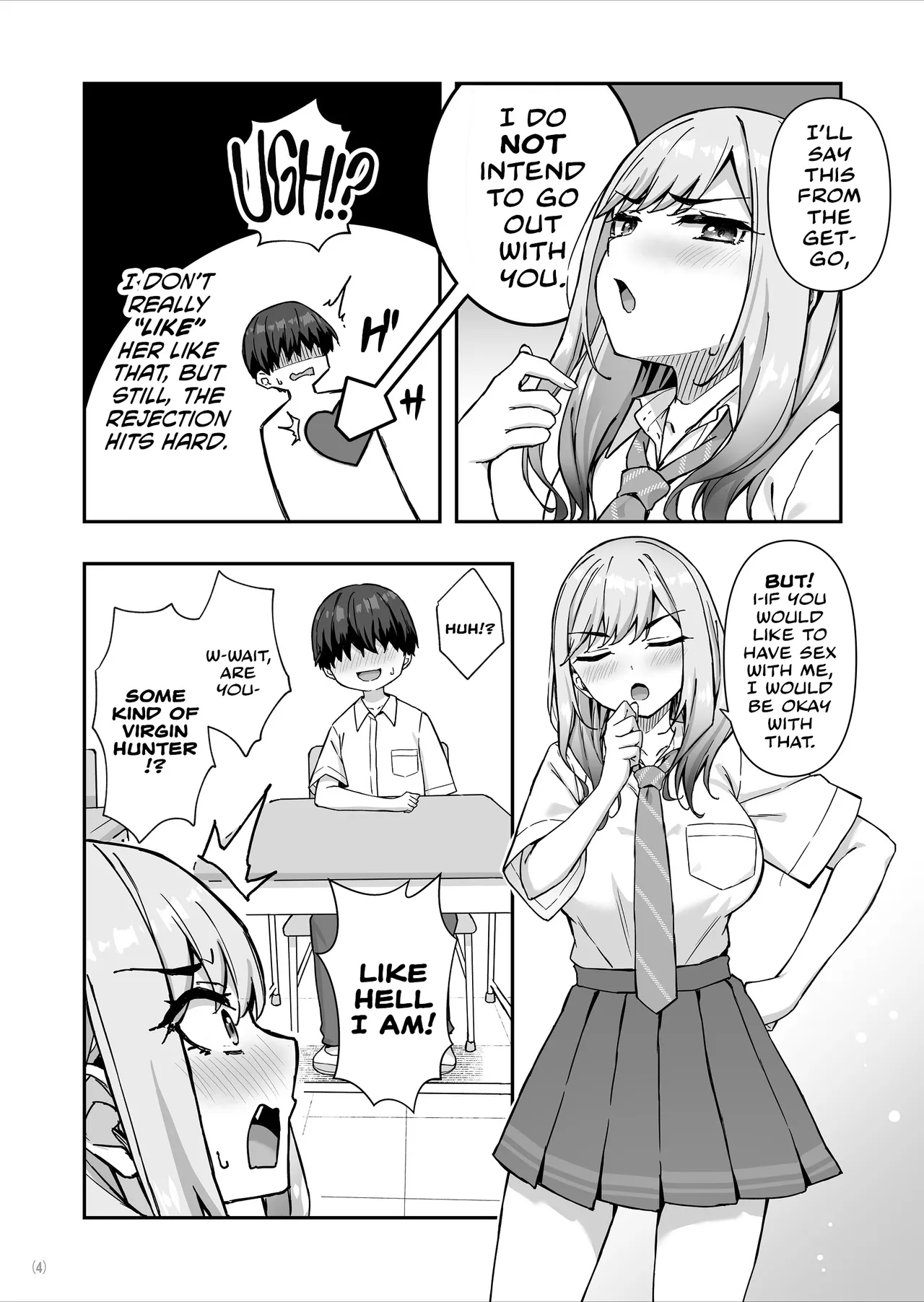 Furyou Gal de Ero Mousou Shitetara Honnin ni Bareta Ken page 5