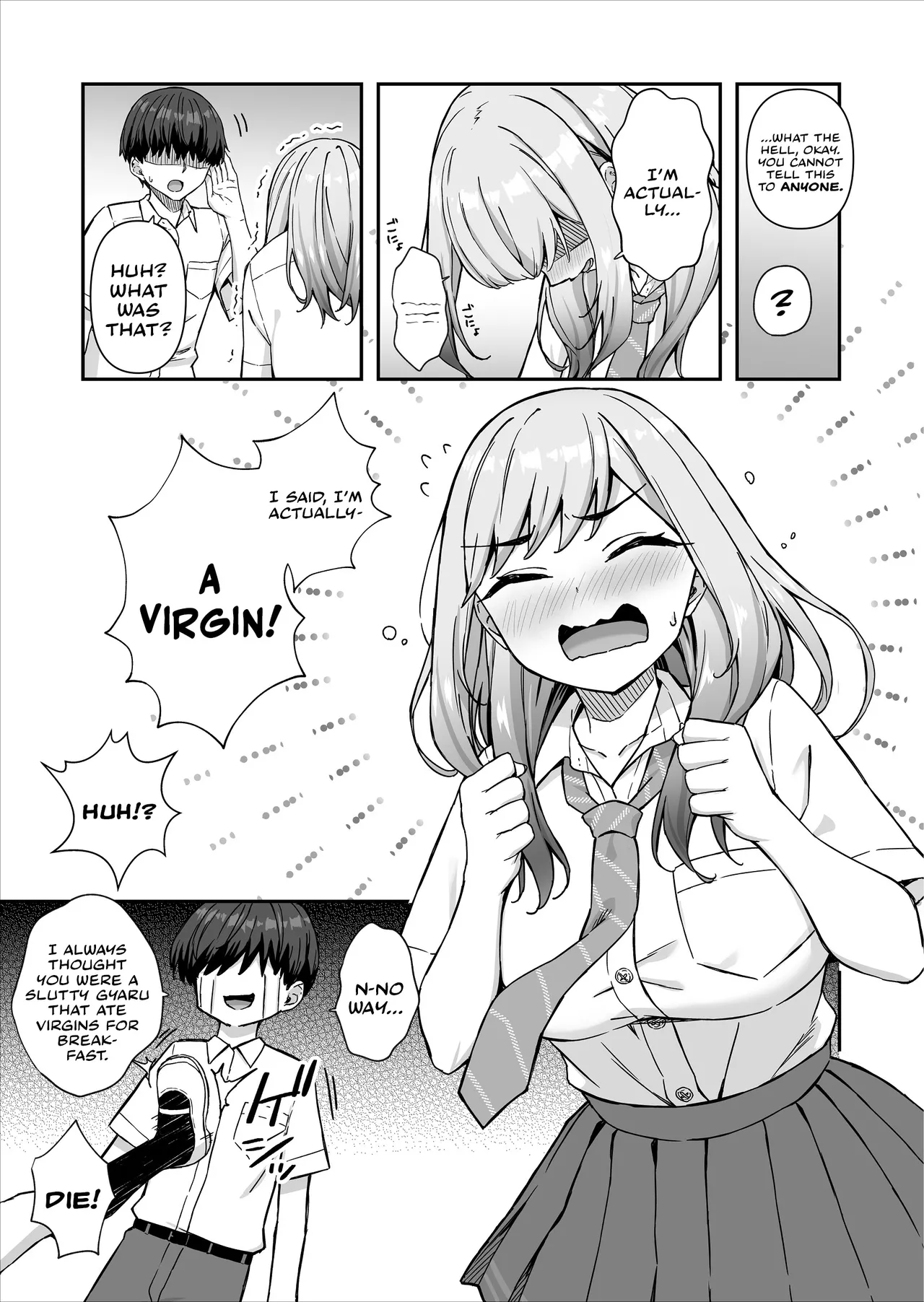 Furyou Gal de Ero Mousou Shitetara Honnin ni Bareta Ken page 6