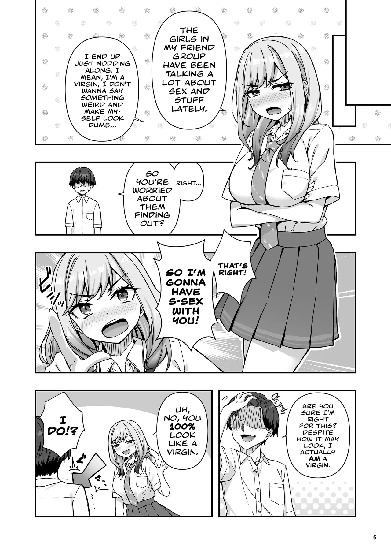 Furyou Gal de Ero Mousou Shitetara Honnin ni Bareta Ken page 7