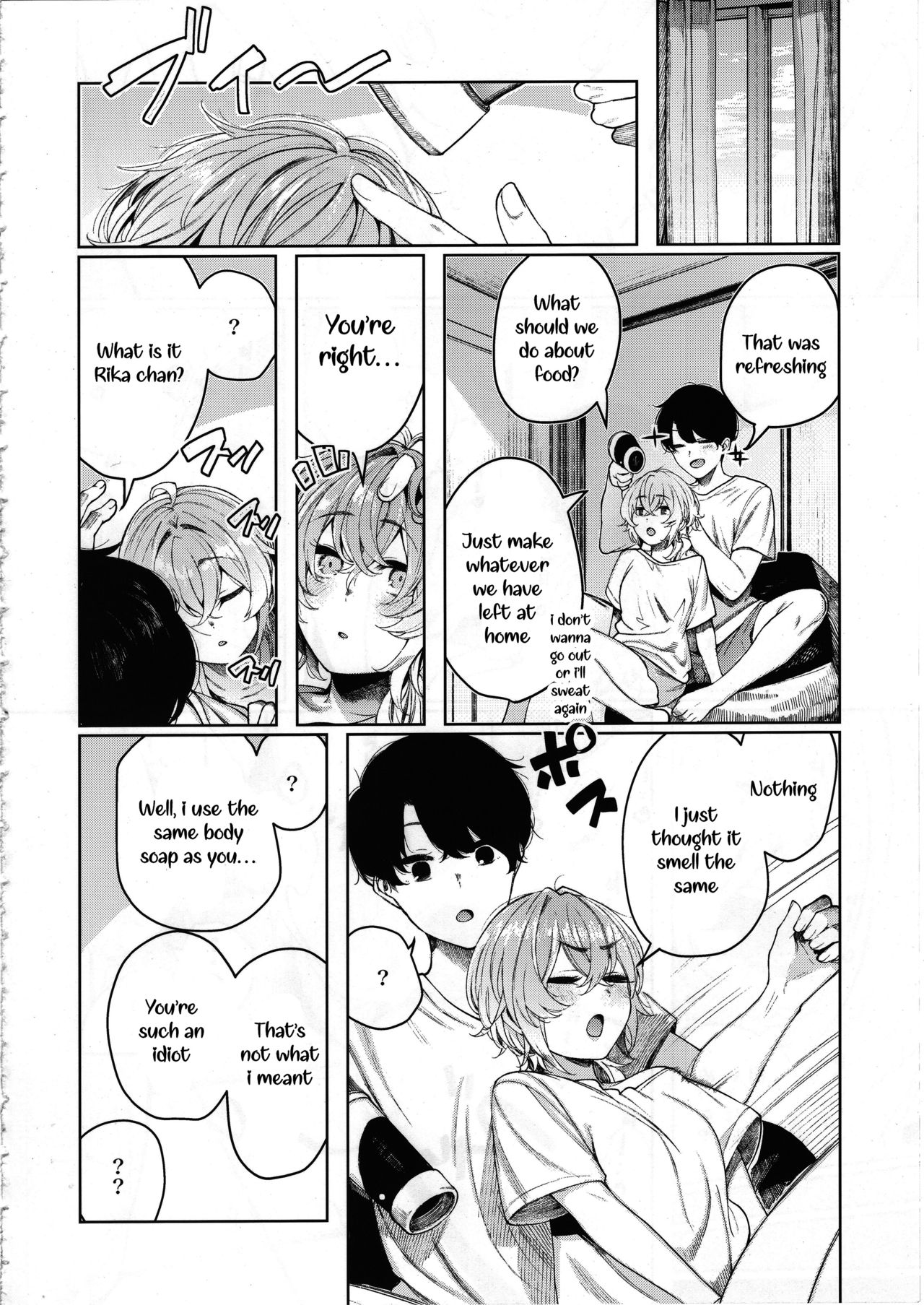 Furyouppoi Kanojo to Asedaku de Daradara Shitai Natsu. page 35