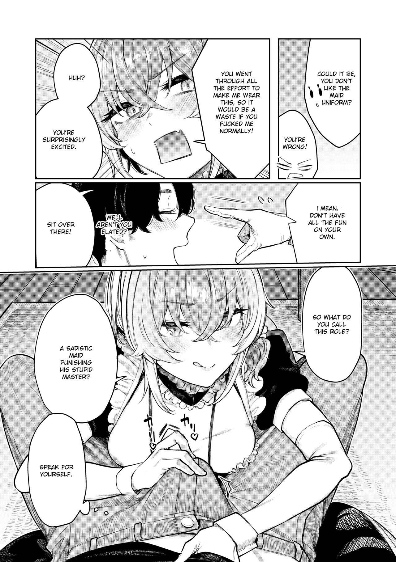Furyouppoi Kanojo to Daradara Cosplay kusu. page 11