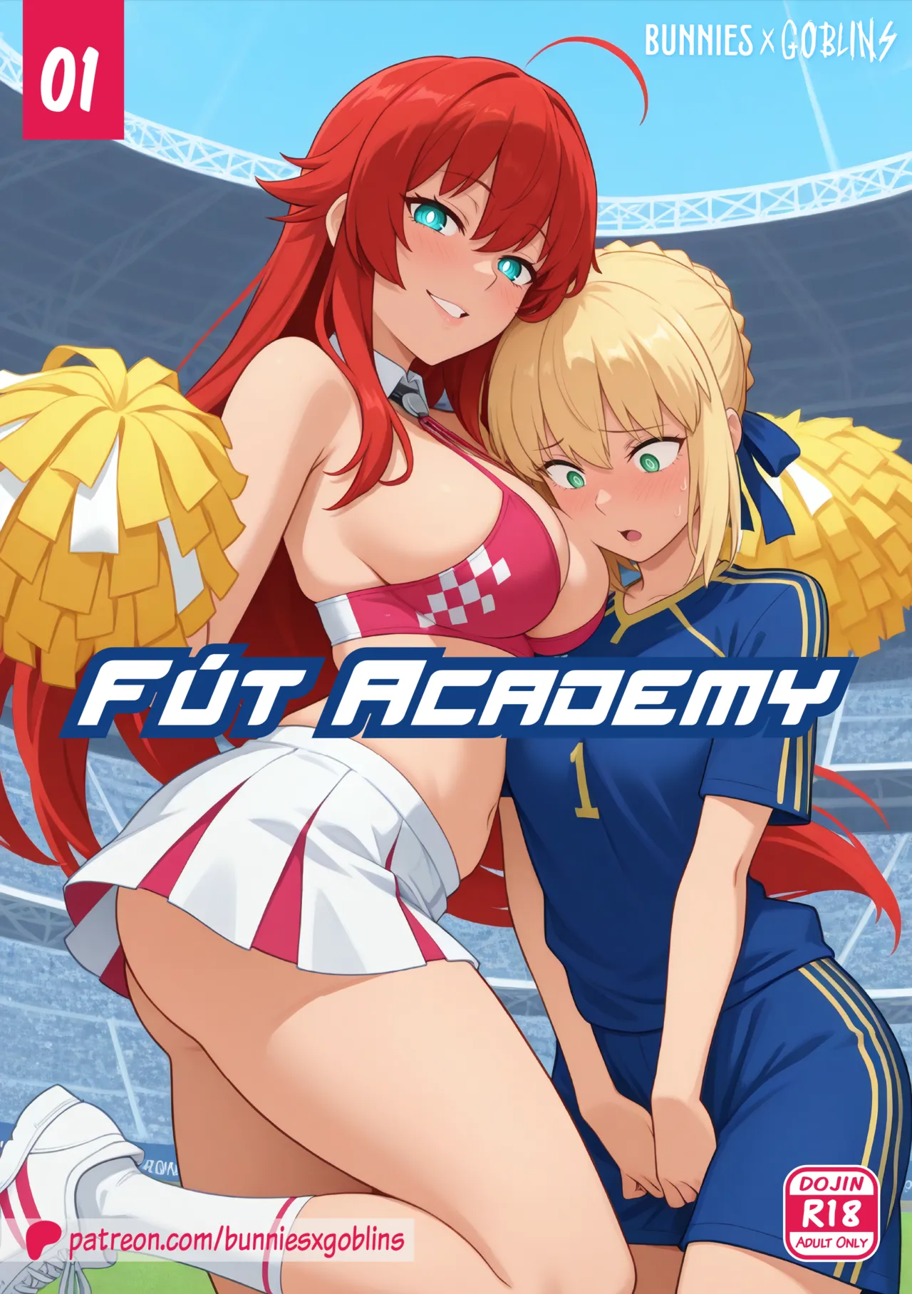 Fút Academy_[Bunnies x Goblins]_[AI Generated]_ENG page 1