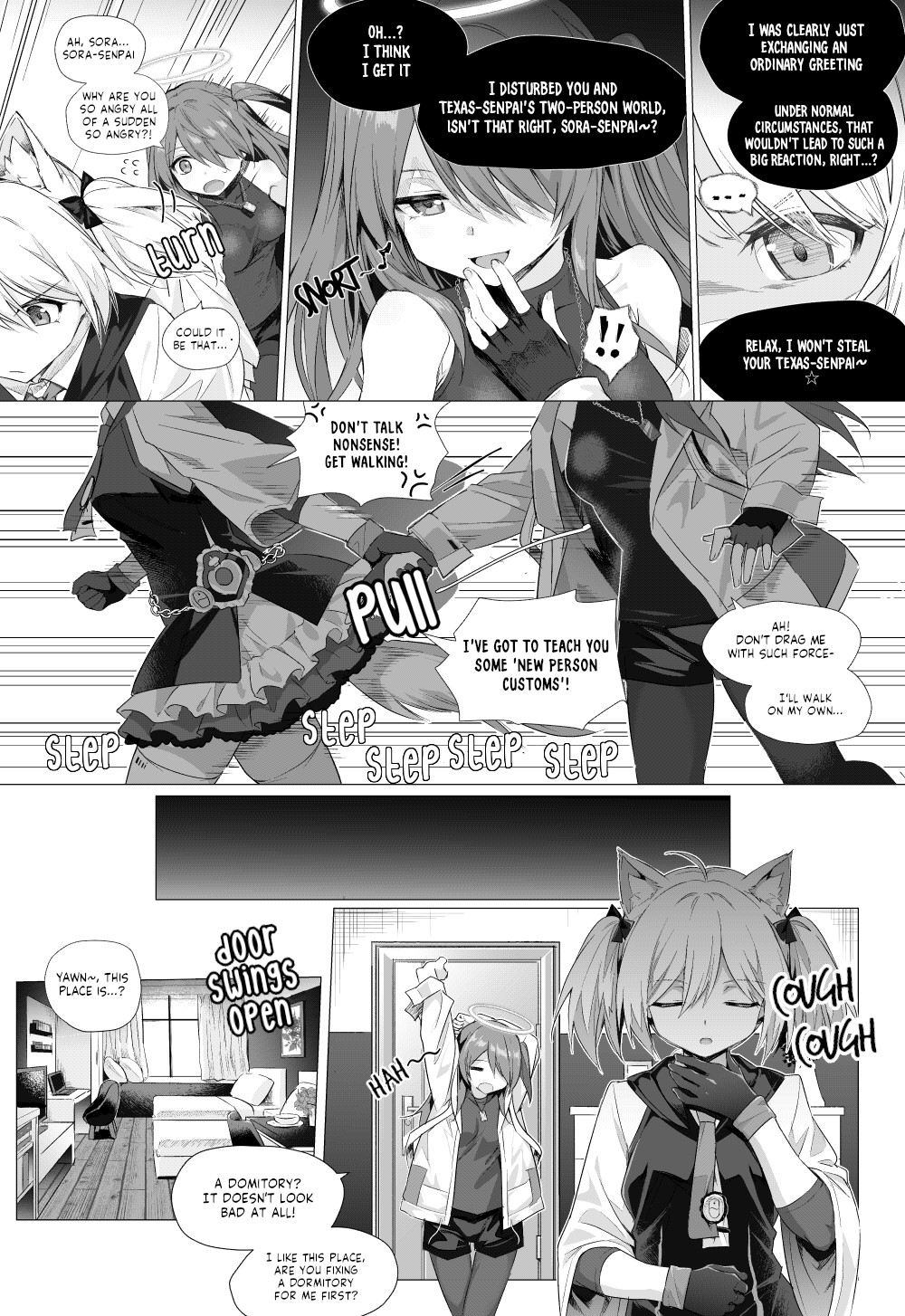 Futa SoraxExusiai Doujinshi page 4