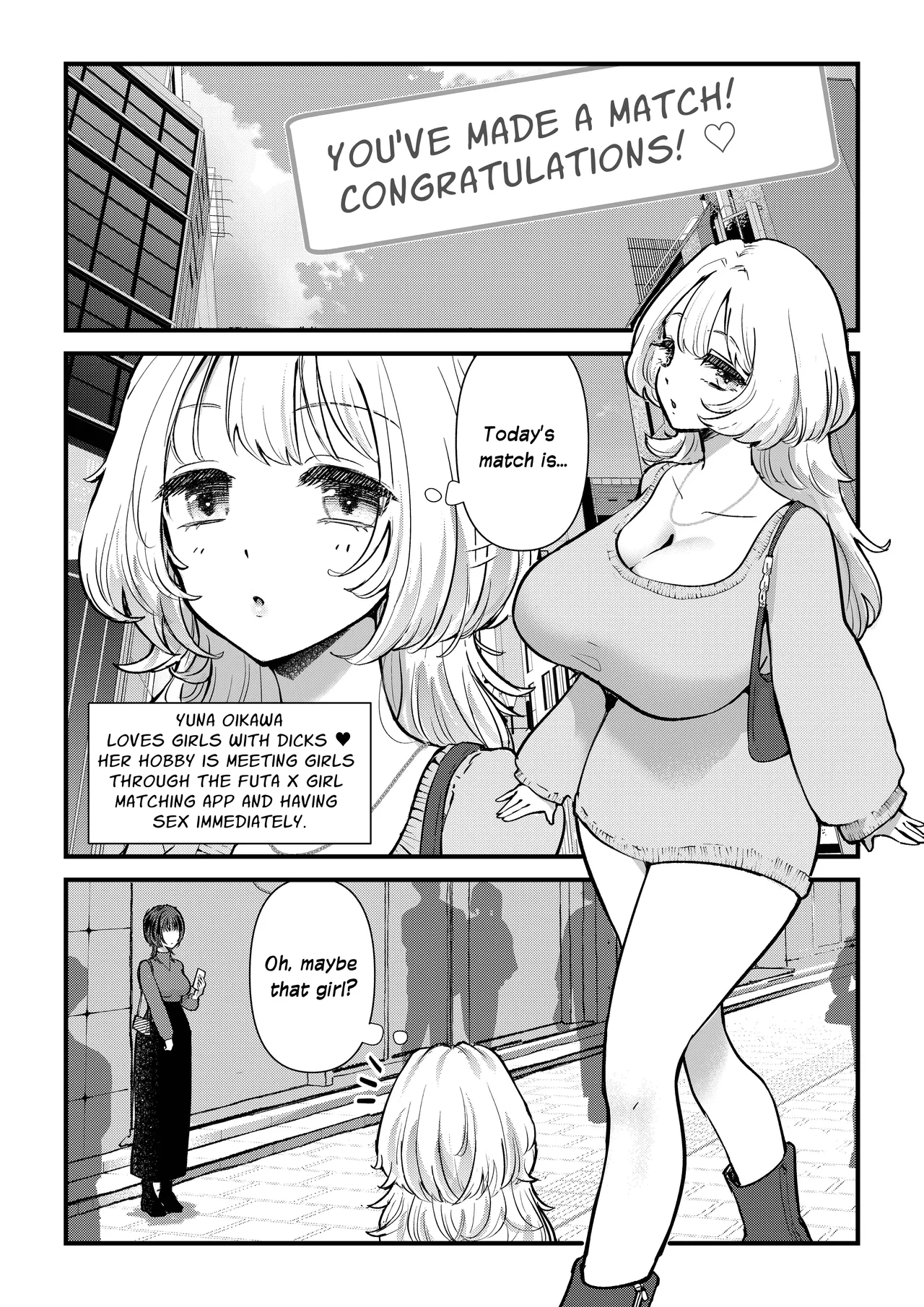 Futa x Girl Matching App Getting Fucked Hard By The Futanari Girl With A Horse Cock I Just Met!! page 2