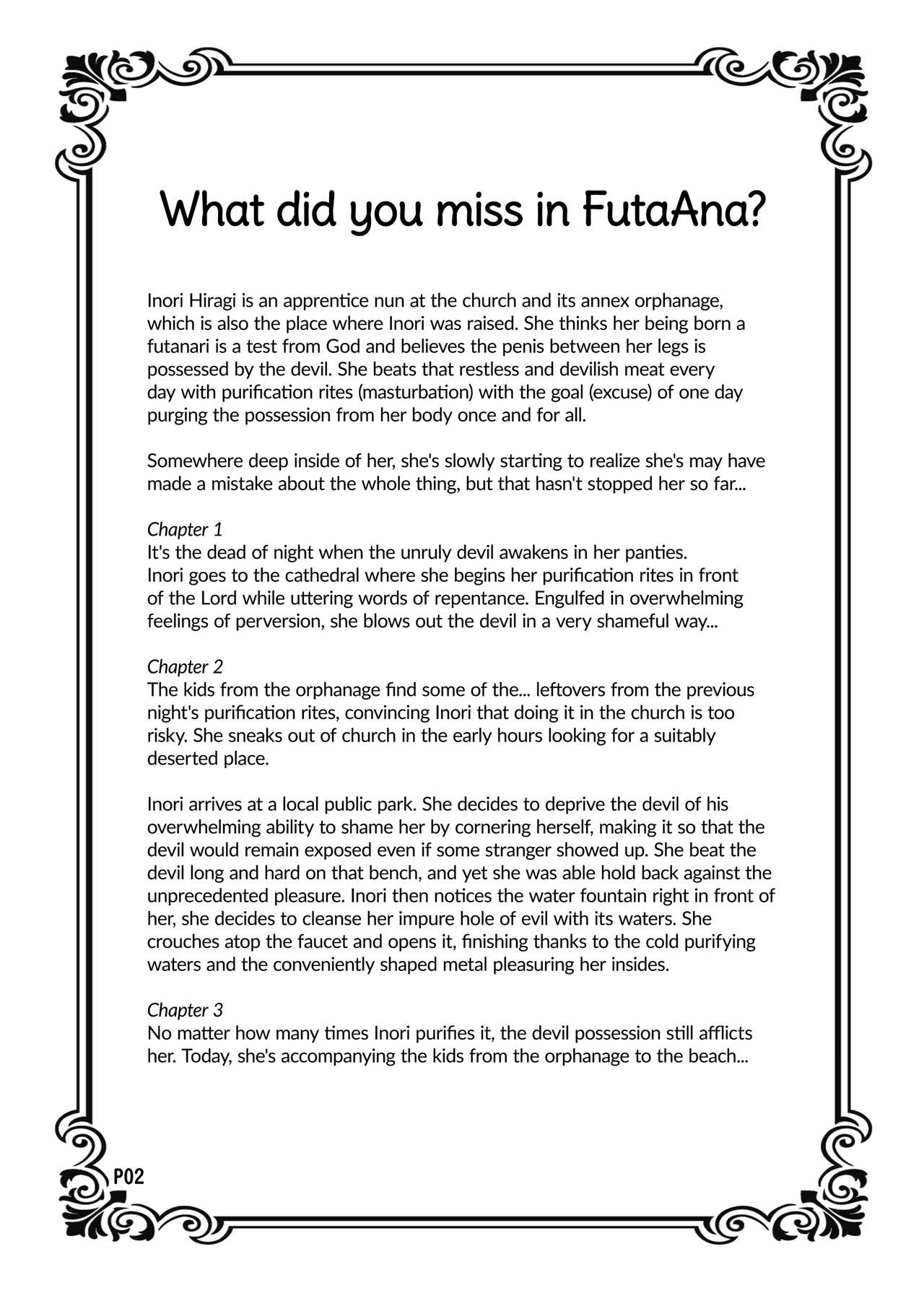 FutaAna - A Certain Futanari Nun's Anal Masturbation Records - Chapter 3 page 3