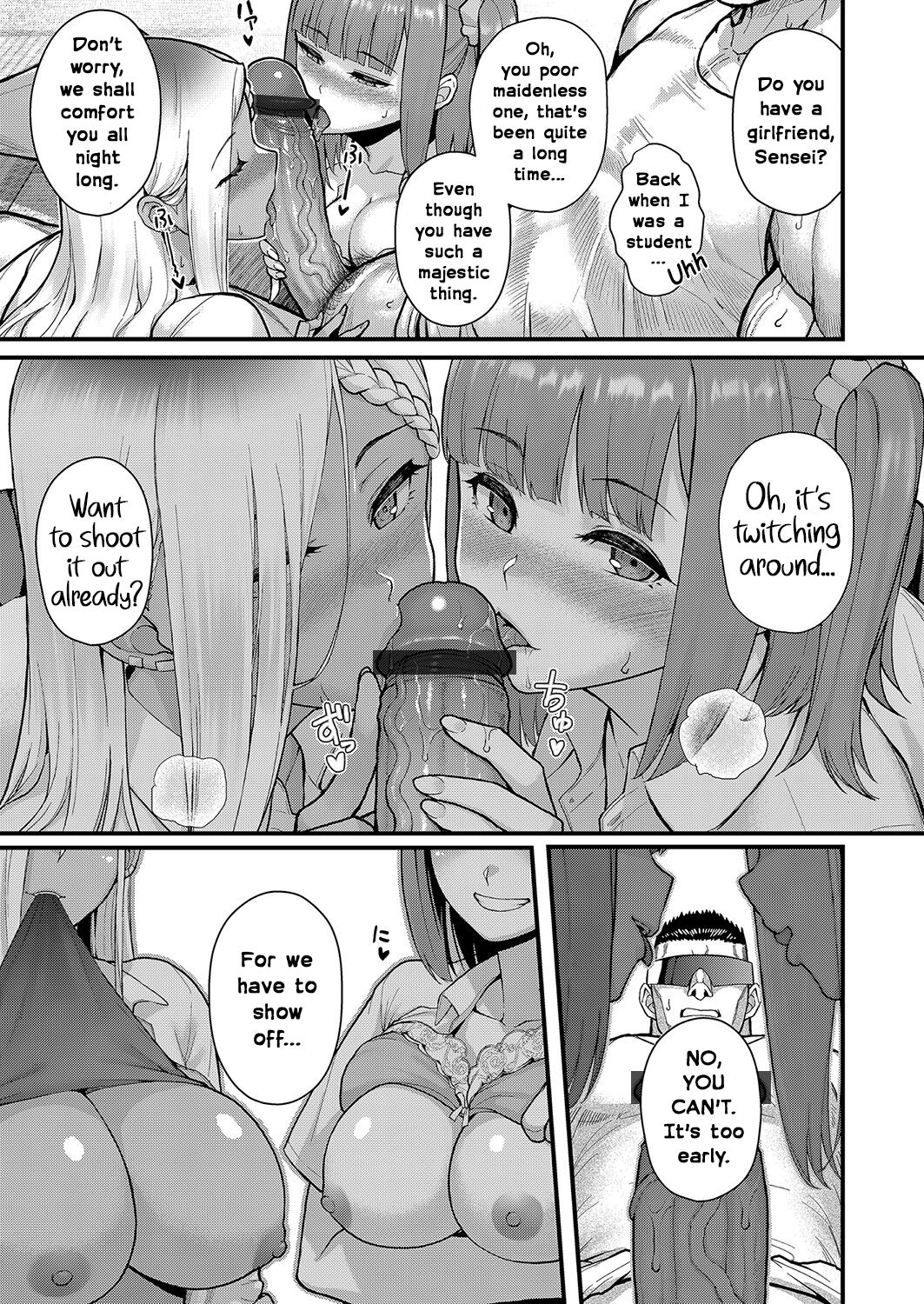 Futairo × Yuugi 〜 Mimi o Nurasu Inbina Duetto wa Shou Akuma-tachi no Wana 〜 Kouhen page 9
