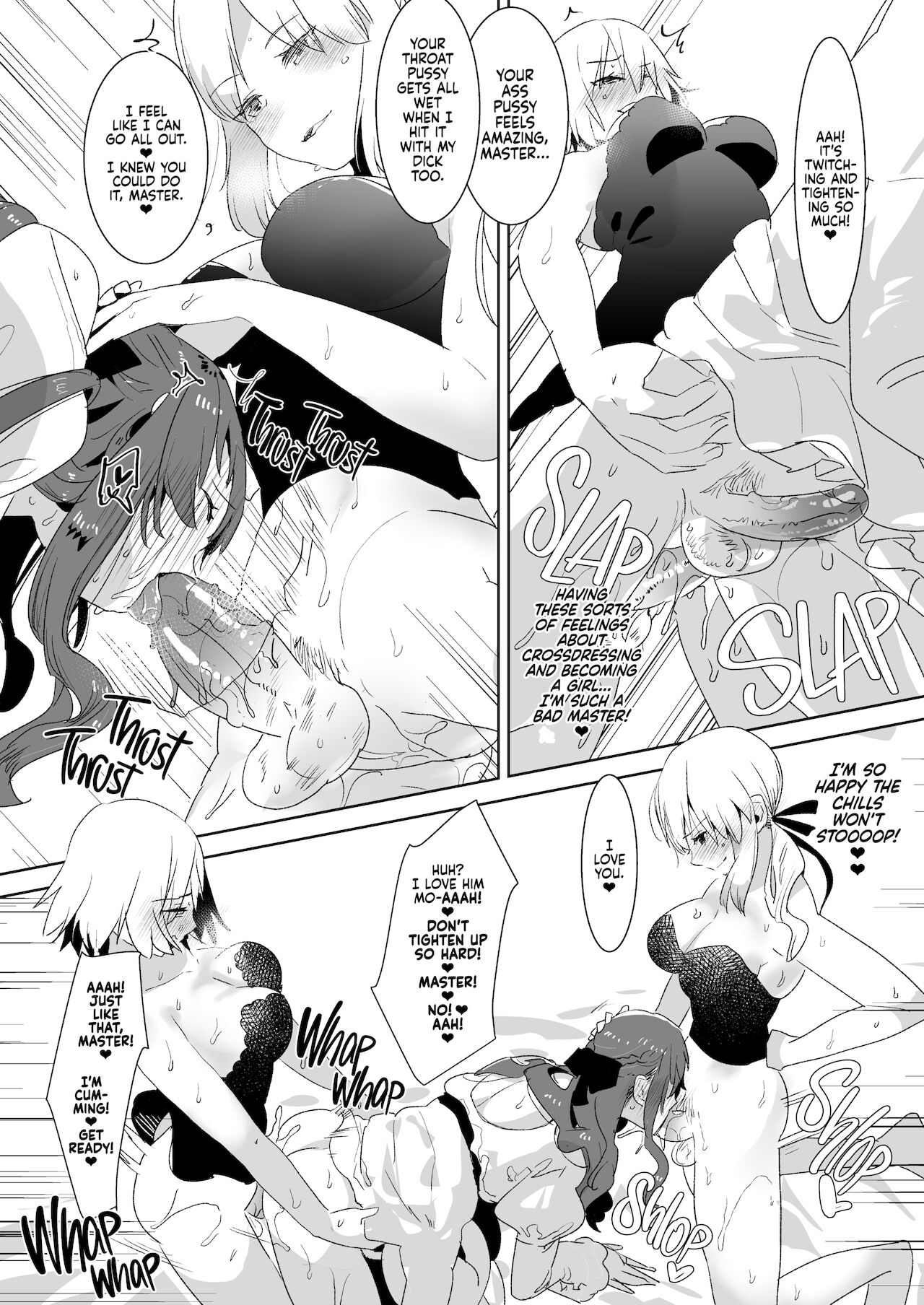 Futanari Alter-tachi ni Josou Shita Ore ga Okasareru Hanashi page 21