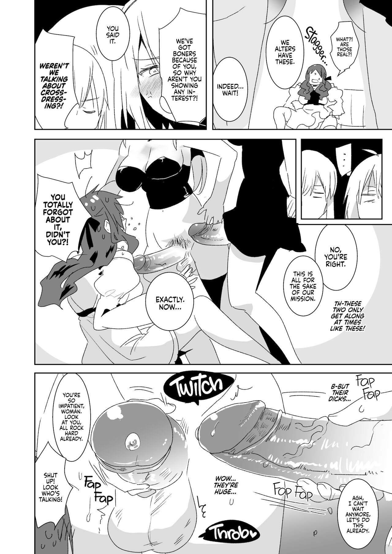 Futanari Alter-tachi ni Josou Shita Ore ga Okasareru Hanashi page 7