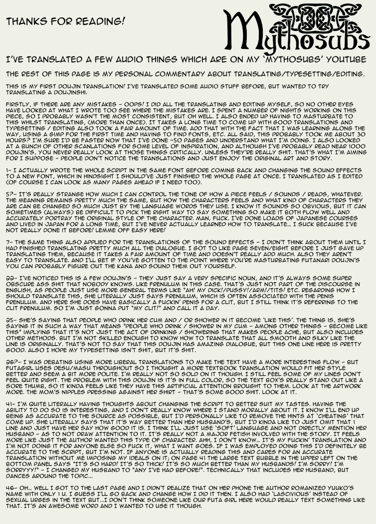 Futanari Clitoris Widow page 47