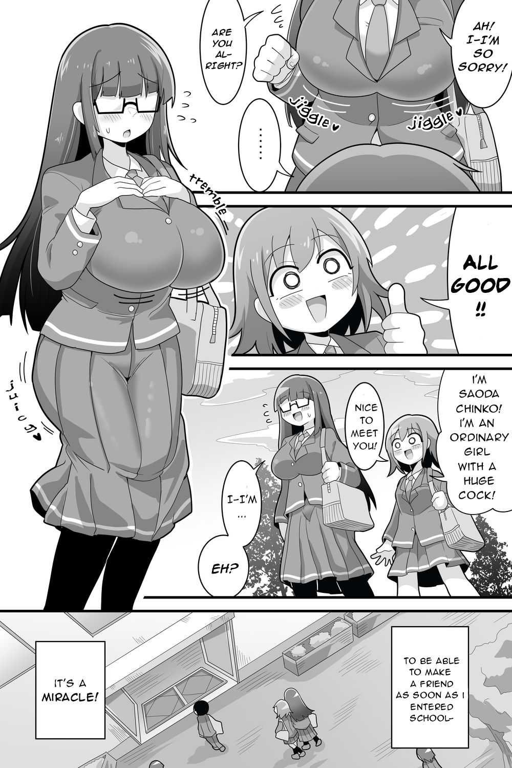 Futanari Dekachin School Life page 2