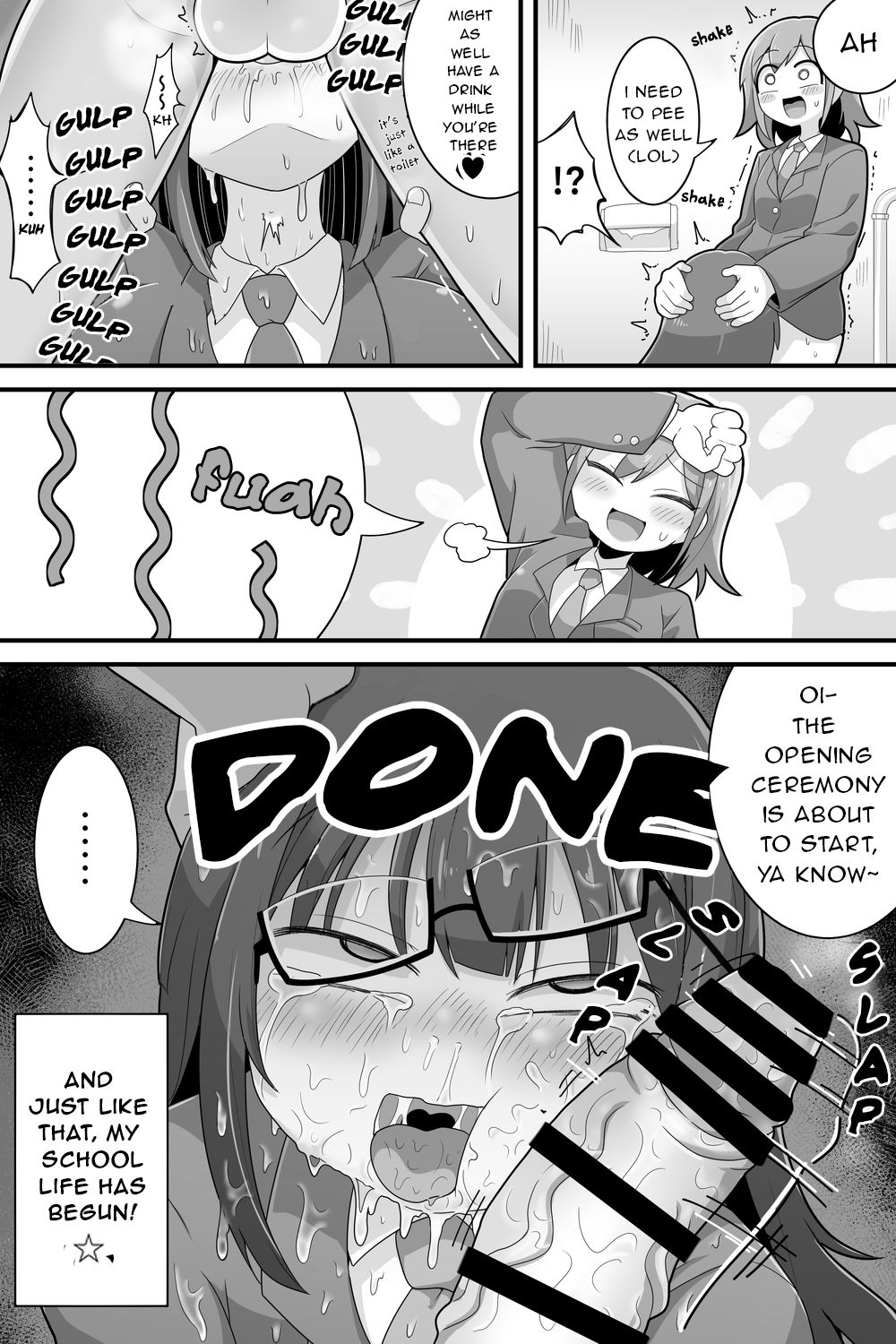 Futanari Dekachin School Life page 8
