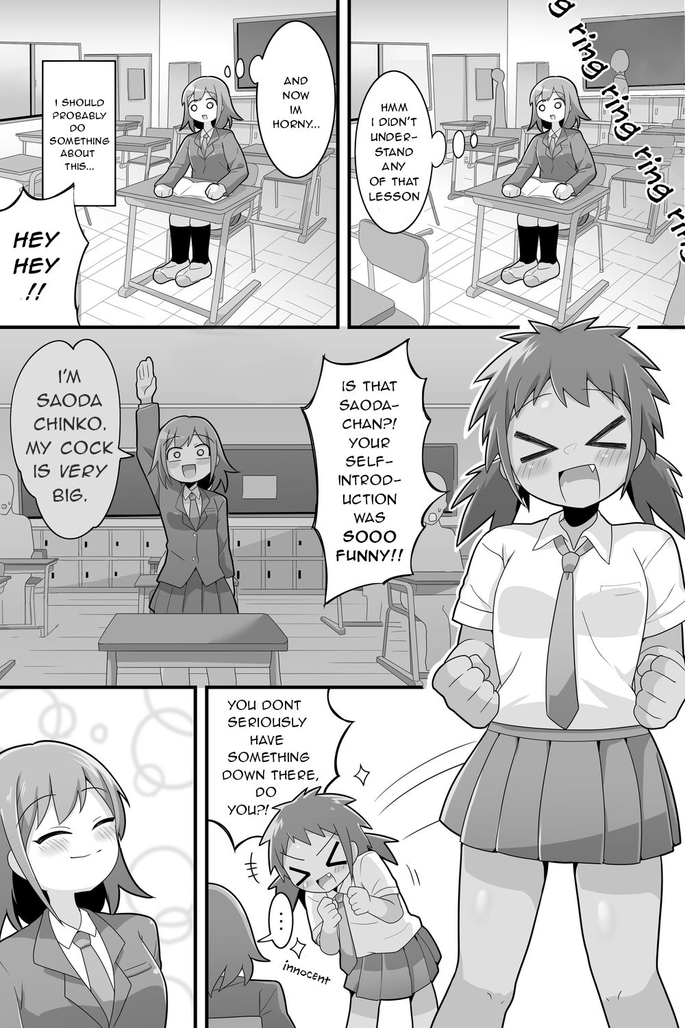 Futanari Dekachin School Life page 9