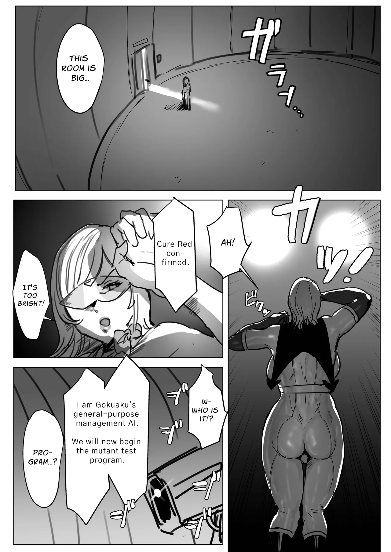 Futanari Dick Battle! Warrior Red VS The Perverted Supervillains page 10
