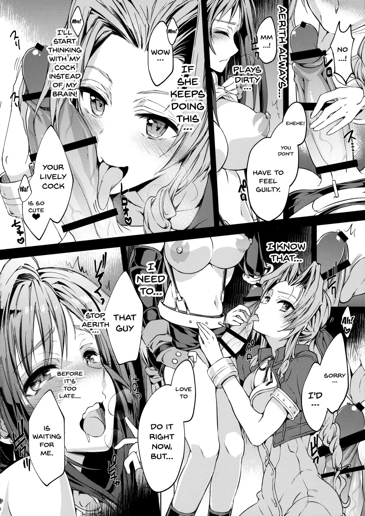 Futanari Doutei Tifa Go -Kakusei- Inran Mesuchinpo Kairaku Ochi page 8