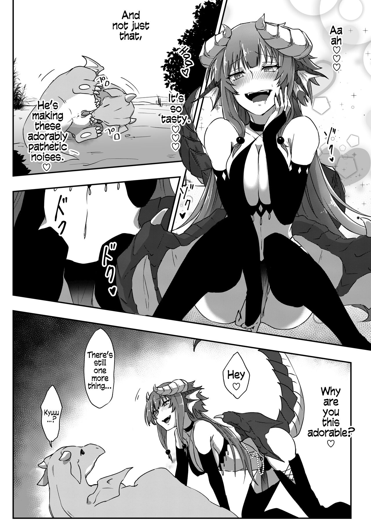 Futanari dragon-chan will teach you page 12